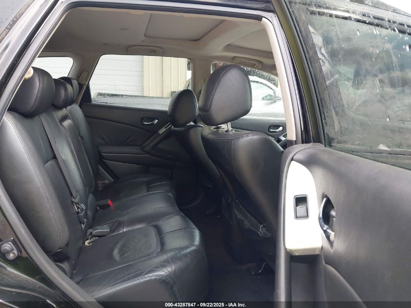 2009 Nissan Murano Sl VIN: JN8AZ18WX9W137549 Lot: 43287847