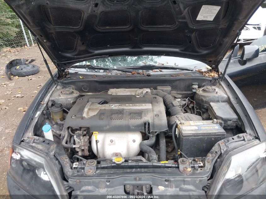 2005 Hyundai Tiburon Gs VIN: KMHHM65D65U169098 Lot: 43287856