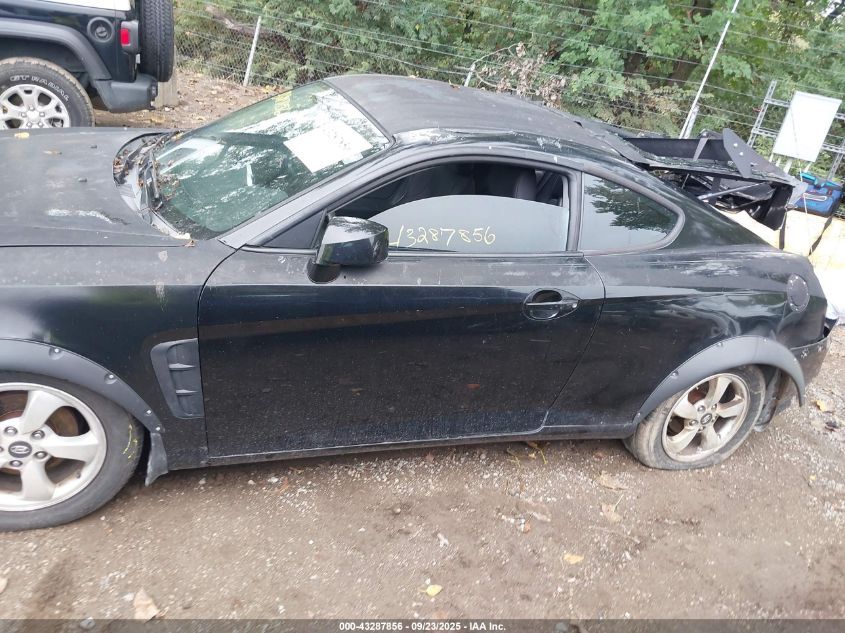 2005 Hyundai Tiburon Gs VIN: KMHHM65D65U169098 Lot: 43287856