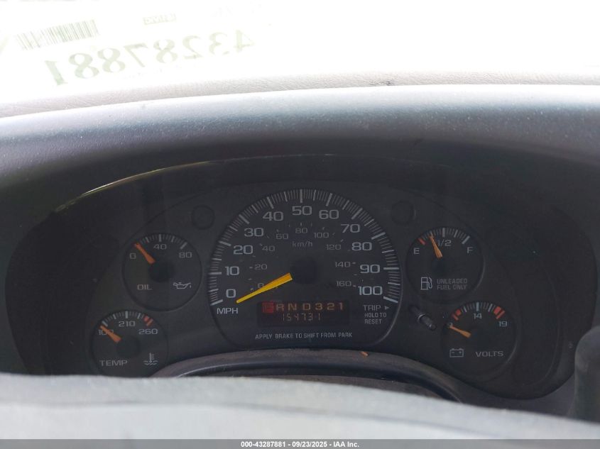 1999 GMC Savana Standard VIN: 1GTFG25MXX1069117 Lot: 43287881