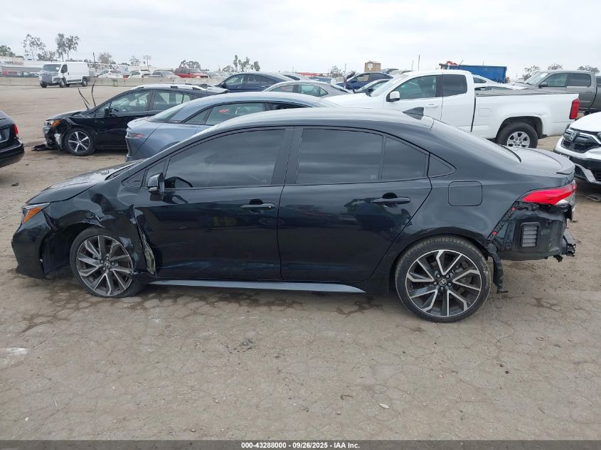 2022 Toyota Corolla Se VIN: 5YFS4MCE7NP107703 Lot: 43288000
