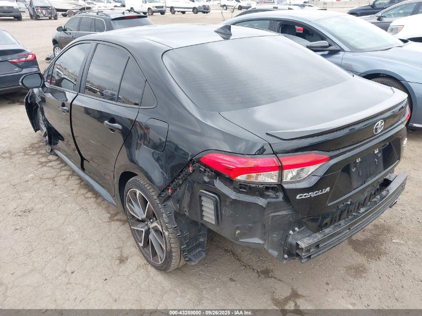 2022 Toyota Corolla Se VIN: 5YFS4MCE7NP107703 Lot: 43288000