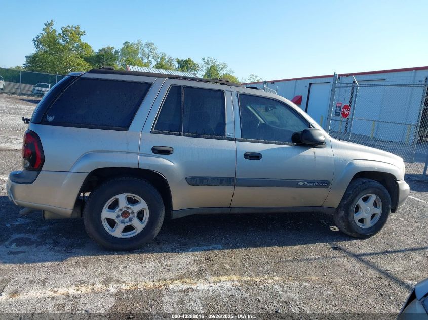 2003 Chevrolet Trailblazer Ls VIN: 1GNDT13S132357943 Lot: 43288016