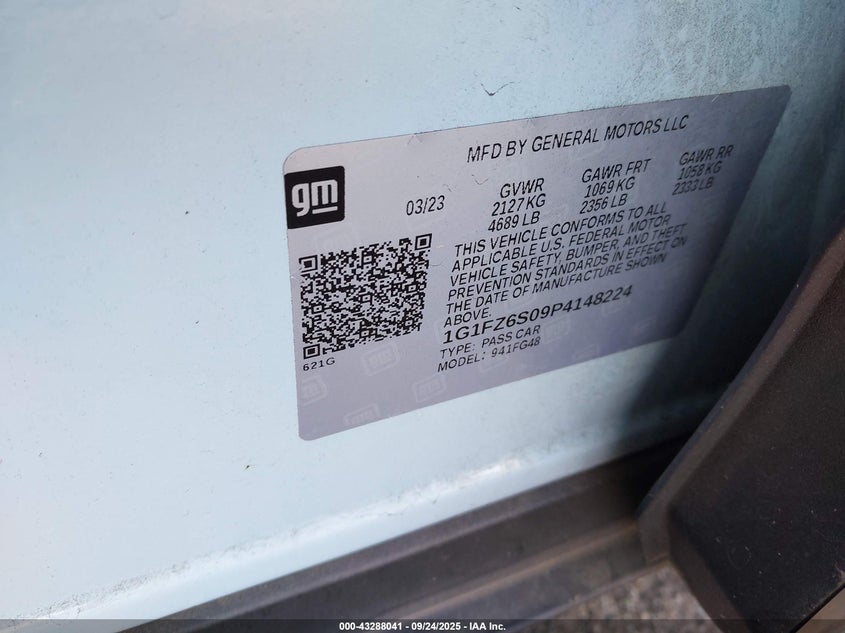 2023 CHEVROLET BOLT EUV FWD PREMIER - 1G1FZ6S09P4148224