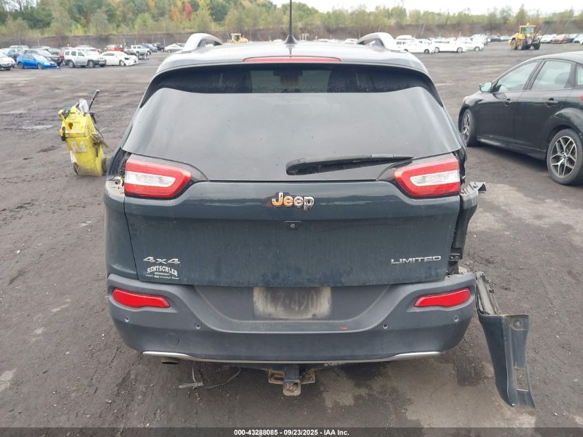 2018 Jeep Cherokee Limited 4X4 VIN: 1C4PJMDB5JD599017 Lot: 43288085