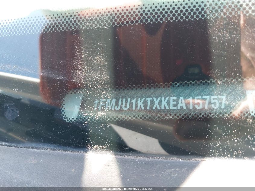 2019 Ford Expedition Limited VIN: 1FMJU1KTXKEA15757 Lot: 43288097