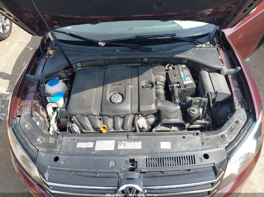 2013 Volkswagen Passat 2.5L S VIN: 1VWAP7A3XDC126370 Lot: 43288107