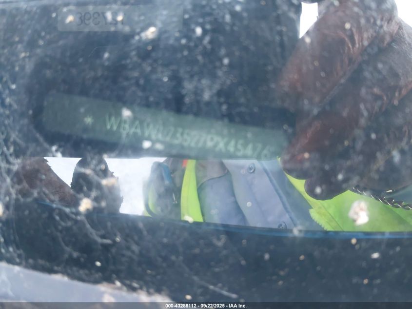 2007 BMW 335I VIN: WBAWL73527PX45476 Lot: 43288112