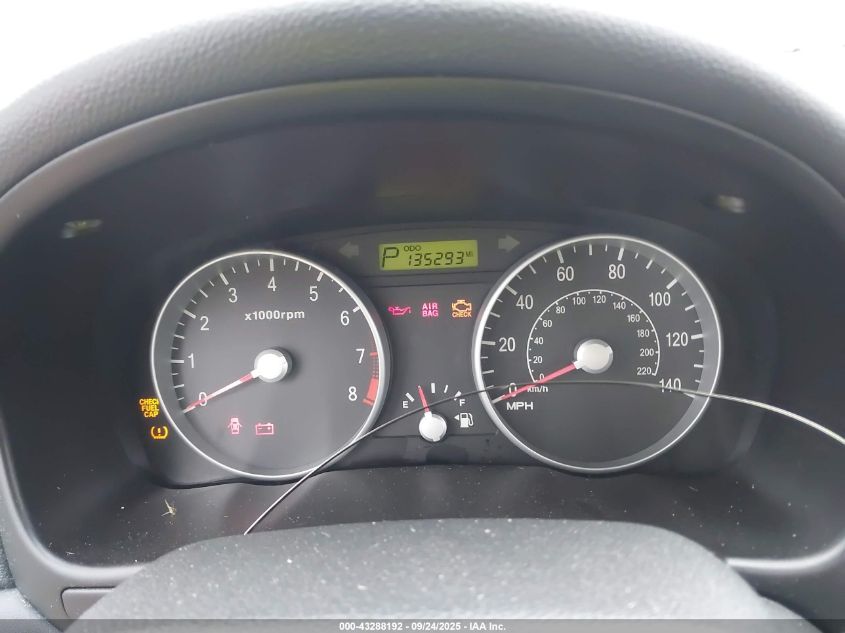 2009 Hyundai Accent Gs VIN: KMHCM36CX9U111354 Lot: 43288192