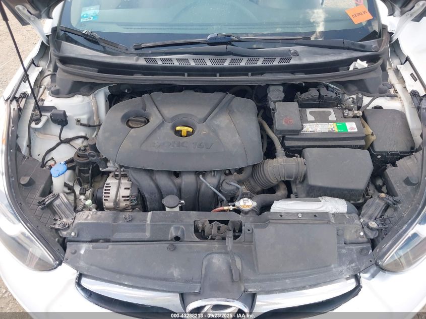 2013 Hyundai Elantra Gls VIN: 5NPDH4AE6DH292452 Lot: 43288213