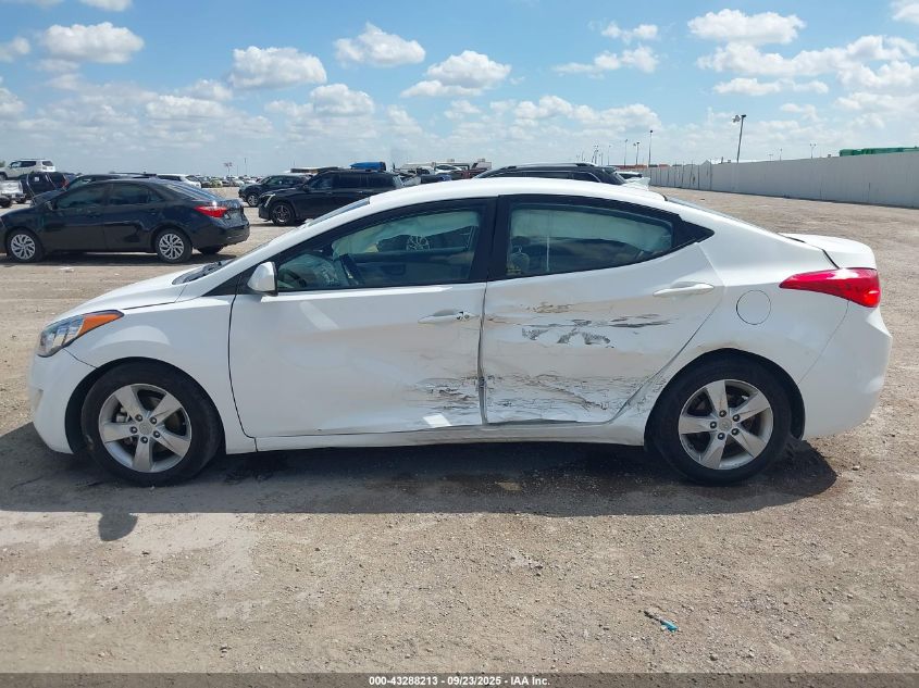 2013 Hyundai Elantra Gls VIN: 5NPDH4AE6DH292452 Lot: 43288213