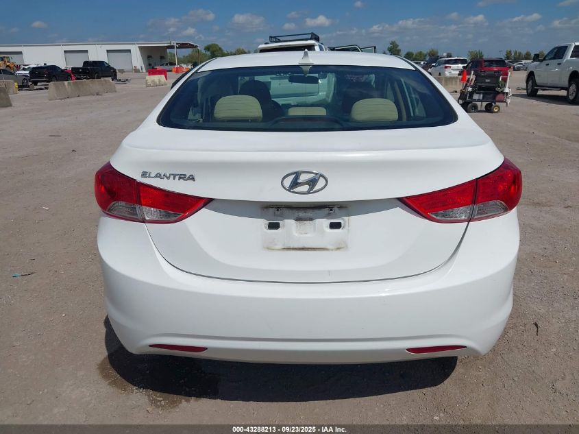 2013 Hyundai Elantra Gls VIN: 5NPDH4AE6DH292452 Lot: 43288213