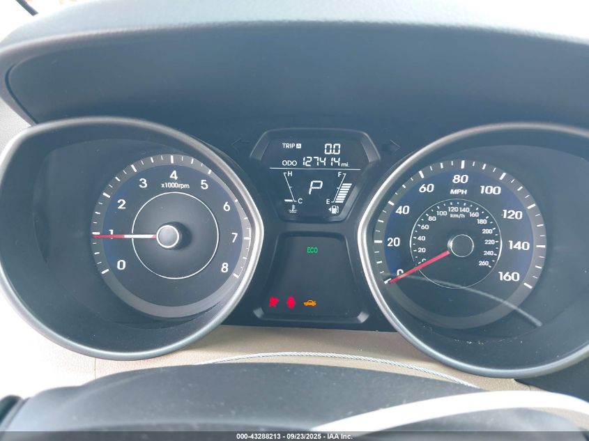 2013 Hyundai Elantra Gls VIN: 5NPDH4AE6DH292452 Lot: 43288213