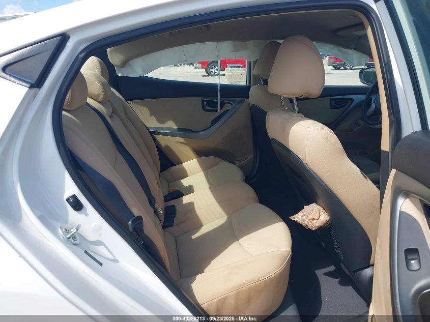 2013 Hyundai Elantra Gls VIN: 5NPDH4AE6DH292452 Lot: 43288213