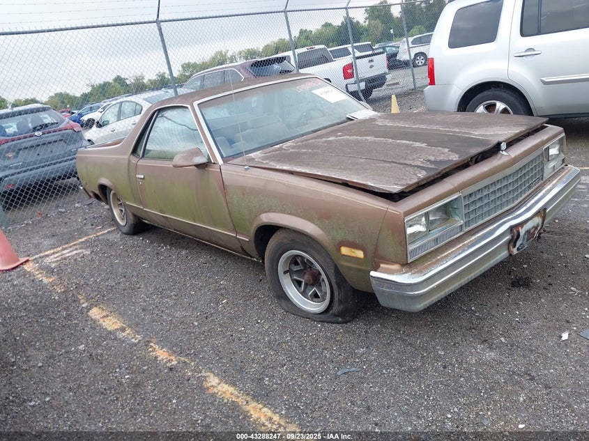 3GCCW80Z2GS914083 1986 Chevrolet El Camino auction photo 1