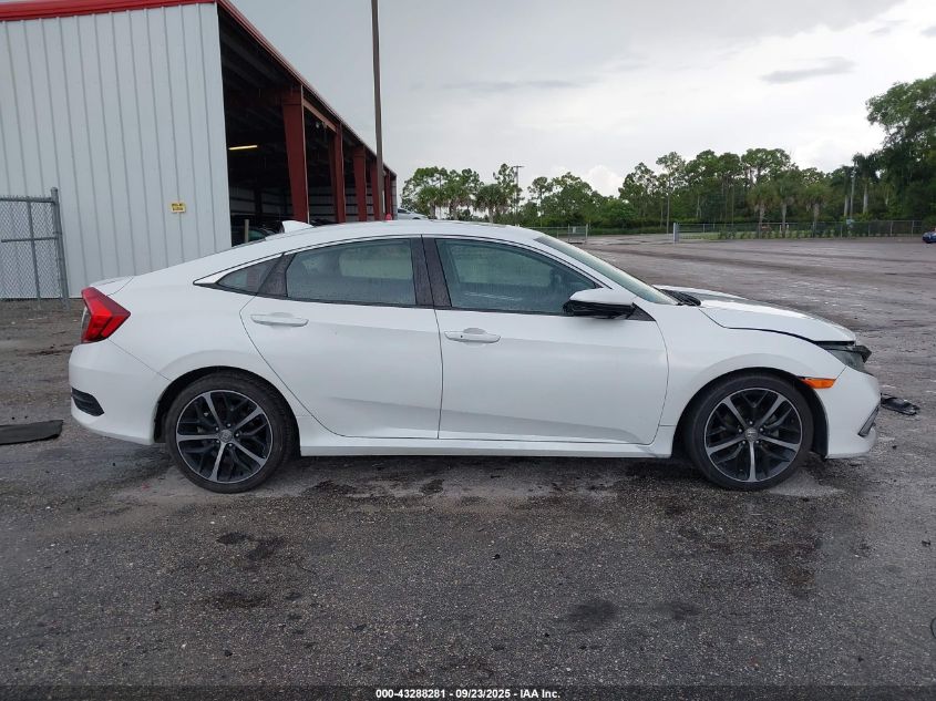 2020 Honda Civic Ex VIN: 19XFC1F31LE007379 Lot: 43288281