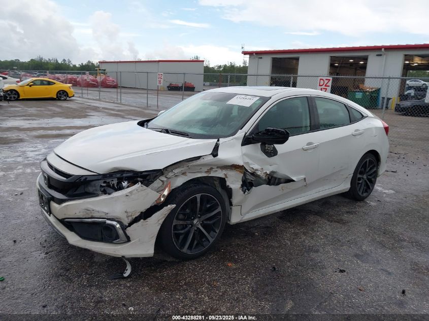 2020 Honda Civic Ex VIN: 19XFC1F31LE007379 Lot: 43288281