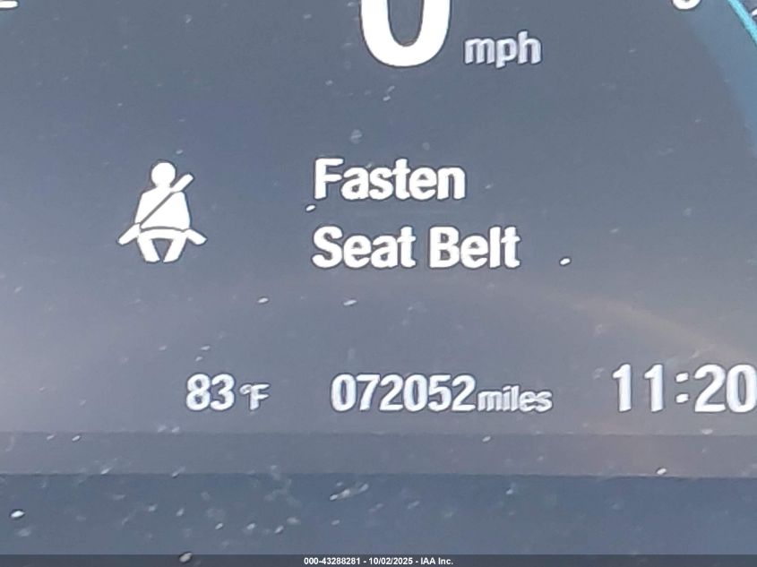 2020 Honda Civic Ex VIN: 19XFC1F31LE007379 Lot: 43288281