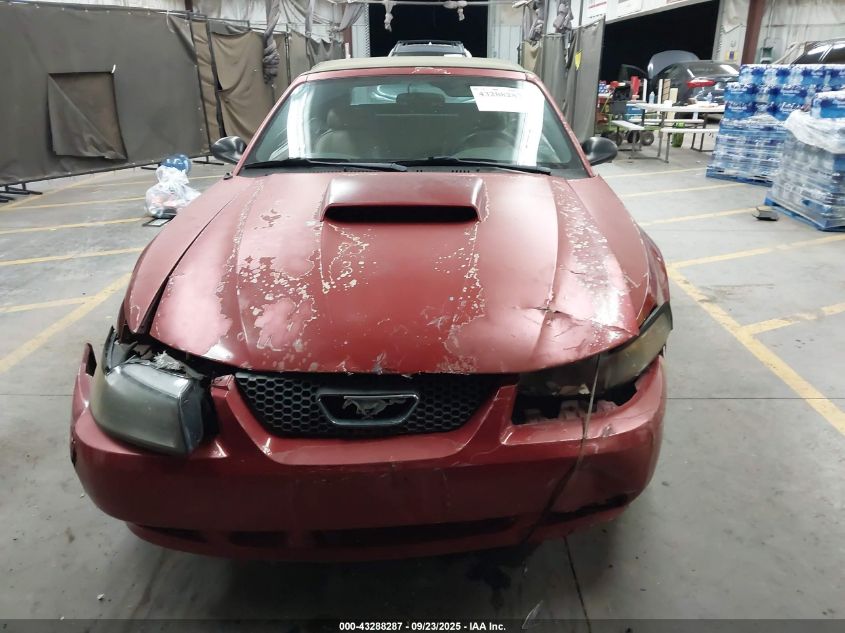 2002 Ford Mustang VIN: 1FAFP444X2F212615 Lot: 43288287