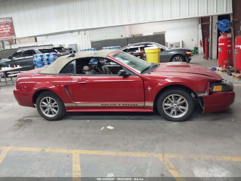 2002 Ford Mustang VIN: 1FAFP444X2F212615 Lot: 43288287