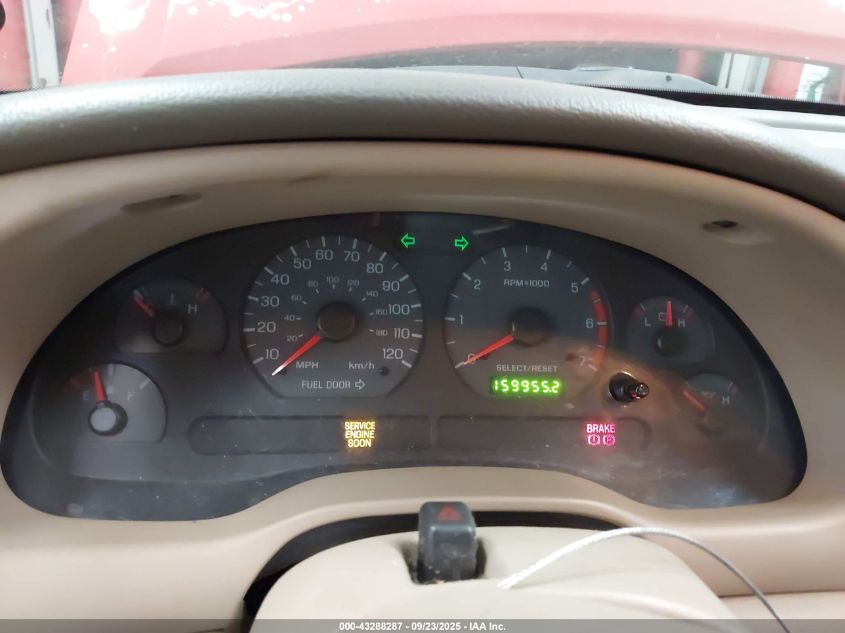 2002 Ford Mustang VIN: 1FAFP444X2F212615 Lot: 43288287