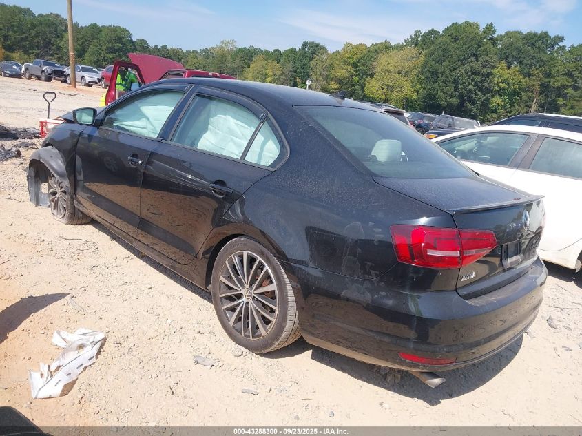 2015 Volkswagen Jetta 1.8T Sport VIN: 3VWD17AJ2FM415600 Lot: 43288300