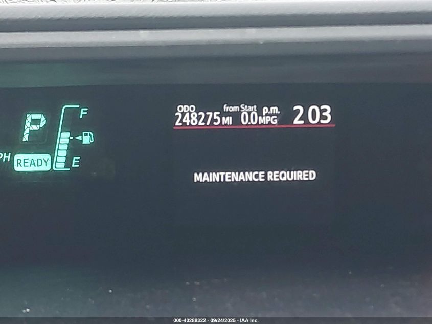 2012 Toyota Prius C VIN: JTDKDTB3XC1028912 Lot: 43288322