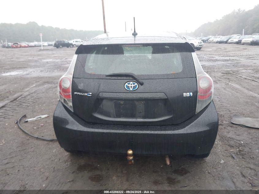 2012 Toyota Prius C VIN: JTDKDTB3XC1028912 Lot: 43288322
