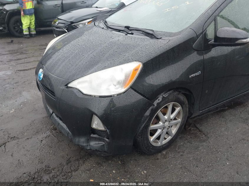2012 Toyota Prius C VIN: JTDKDTB3XC1028912 Lot: 43288322