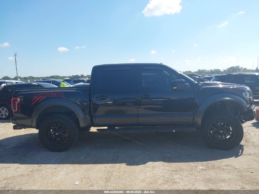 2017 Ford F-150 Raptor VIN: 1FTFW1RG8HFA53407 Lot: 43288360