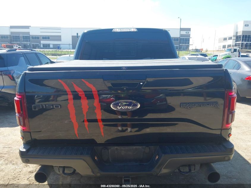 2017 Ford F-150 Raptor VIN: 1FTFW1RG8HFA53407 Lot: 43288360
