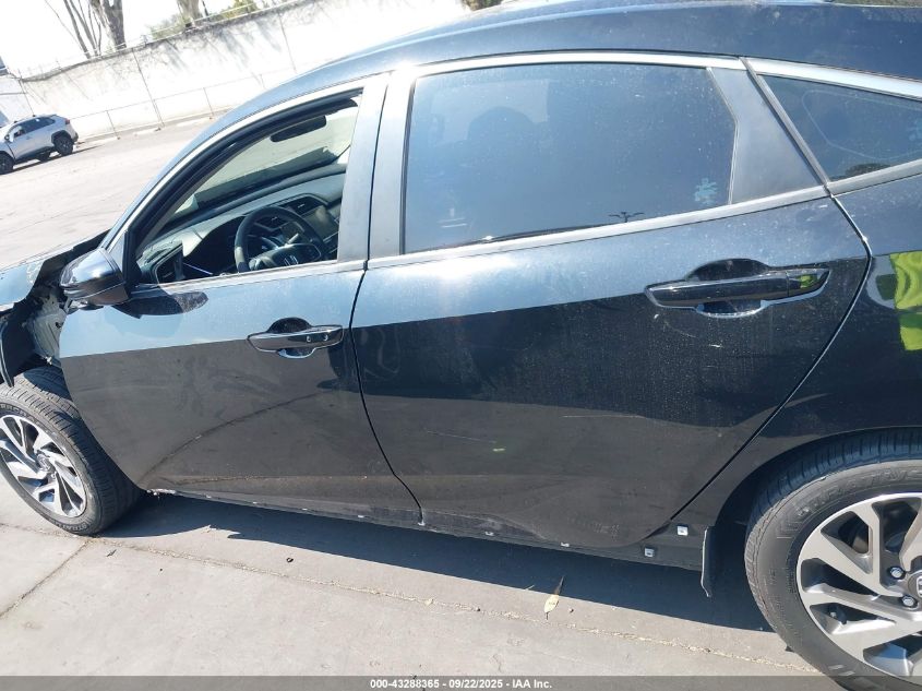 2018 Honda Civic Ex VIN: 2HGFC2F79JH591624 Lot: 43288365