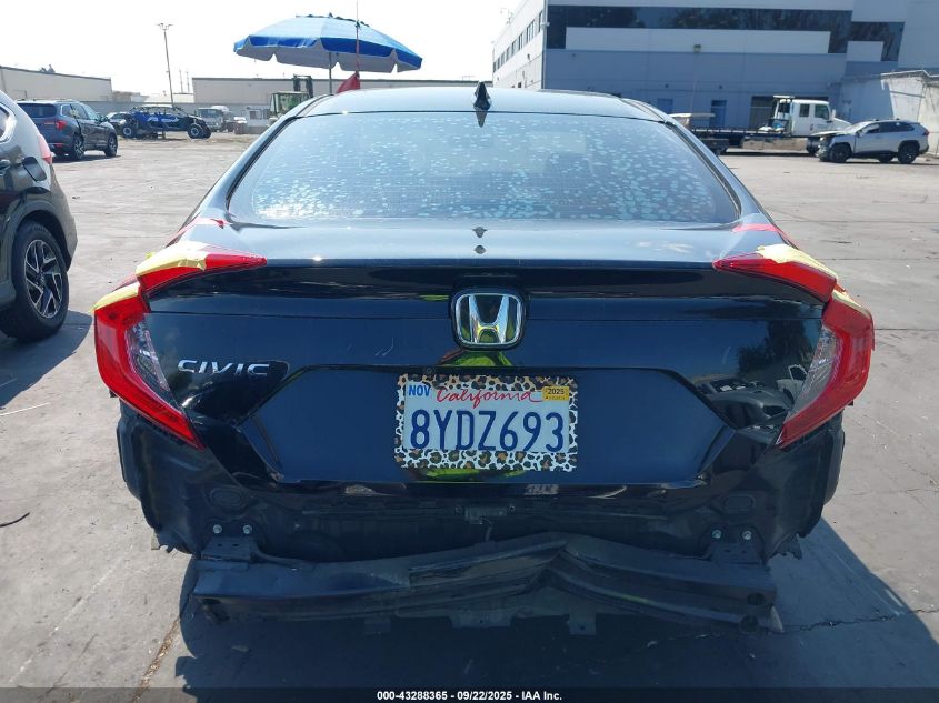 2018 Honda Civic Ex VIN: 2HGFC2F79JH591624 Lot: 43288365