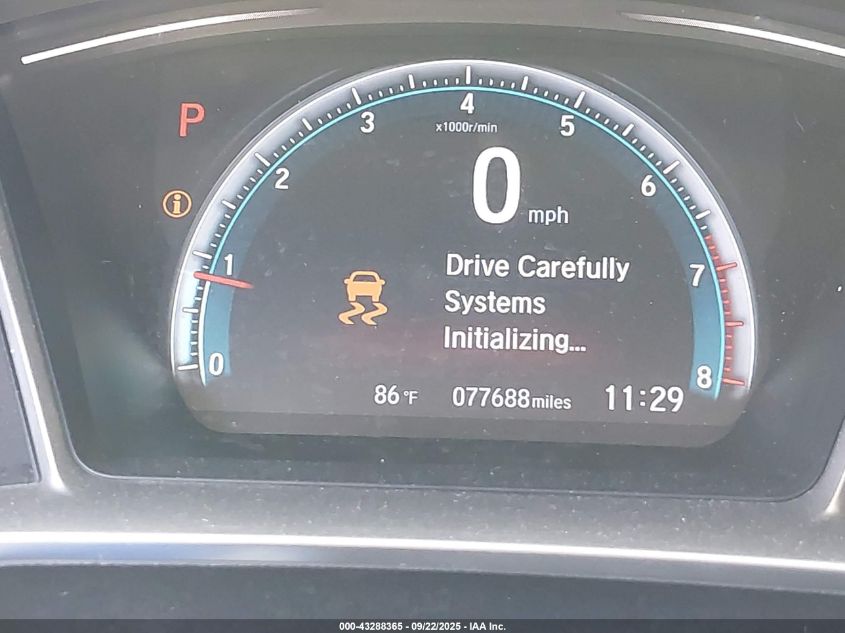 2018 Honda Civic Ex VIN: 2HGFC2F79JH591624 Lot: 43288365