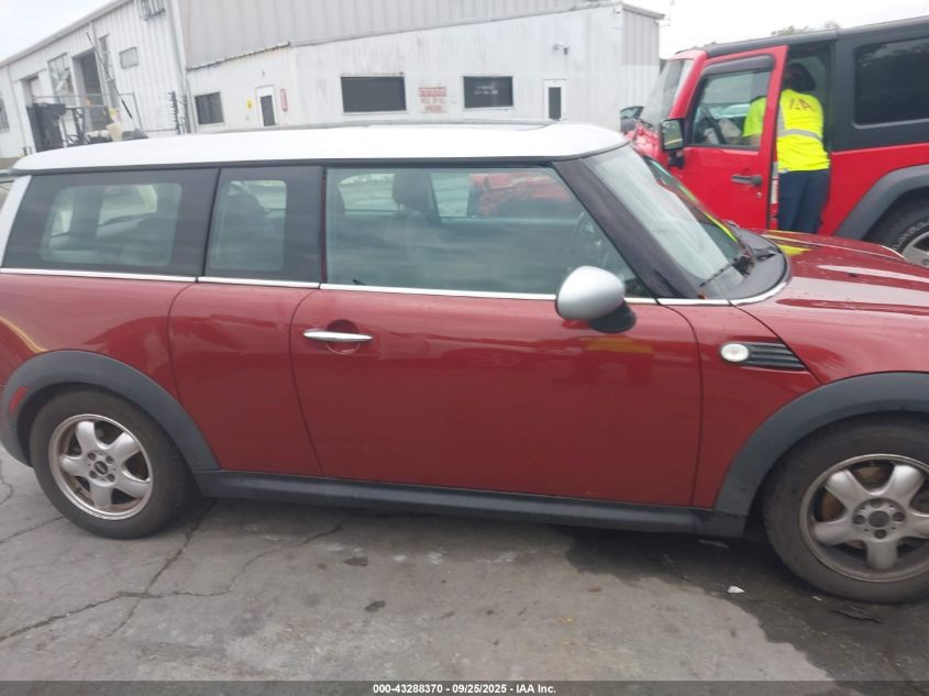 2009 Mini Cooper Clubman VIN: WMWML33599TX33092 Lot: 43288370