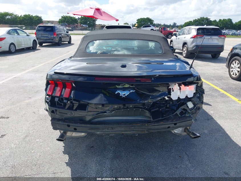 2025 Ford Mustang 2.3 Ecoboost Premium Black Lot 111043288374 Vin 1FAGP8UH1S5105991