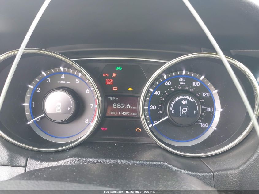 2011 Hyundai Sonata Limited VIN: 5NPEC4AC6BH301455 Lot: 43288391