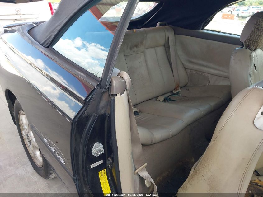 2000 Toyota Camry Solara Sle V6 VIN: 2T1FF28PXYC366250 Lot: 43288437