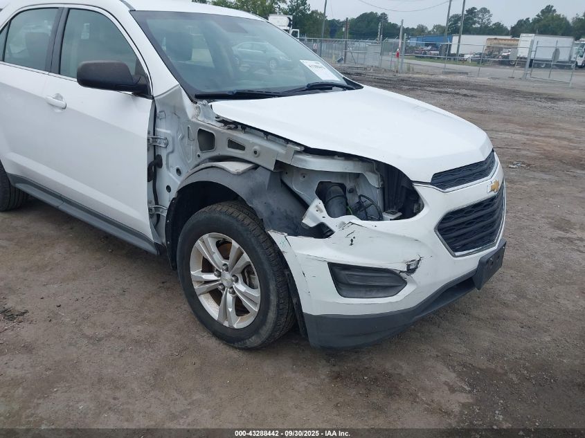 2016 Chevrolet Equinox Ls VIN: 2GNALBEK0G6299063 Lot: 43288442