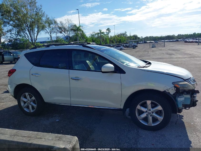 2009 Nissan Murano Sl VIN: JN8AZ18W79W213633 Lot: 43288449