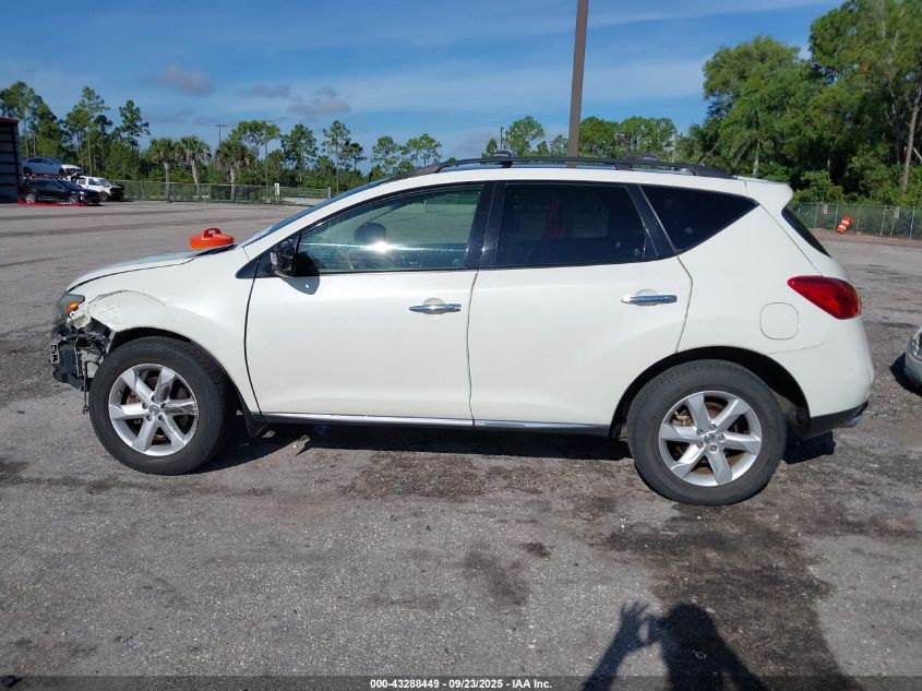 2009 Nissan Murano Sl VIN: JN8AZ18W79W213633 Lot: 43288449