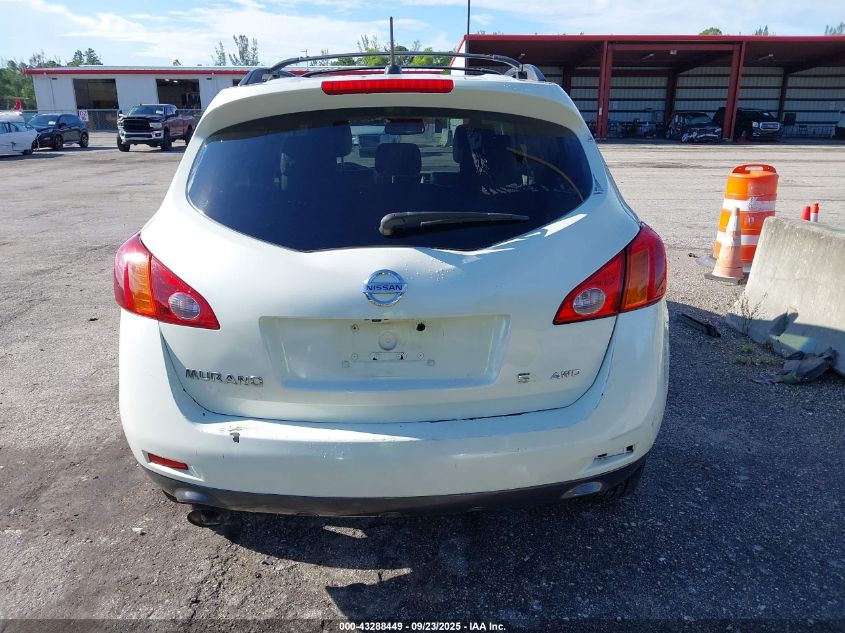 2009 Nissan Murano Sl VIN: JN8AZ18W79W213633 Lot: 43288449