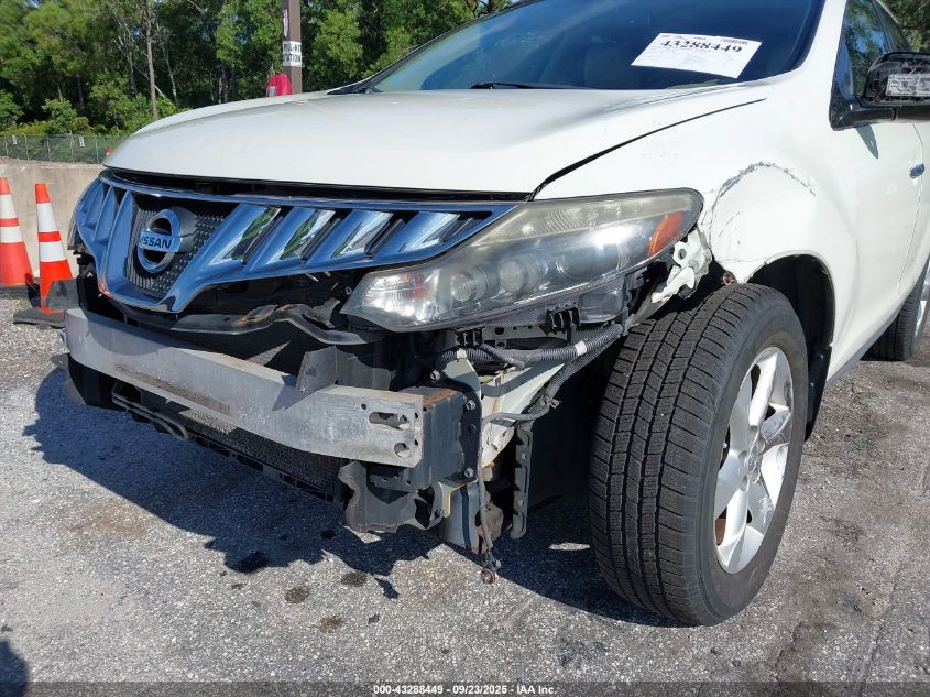 2009 Nissan Murano Sl VIN: JN8AZ18W79W213633 Lot: 43288449