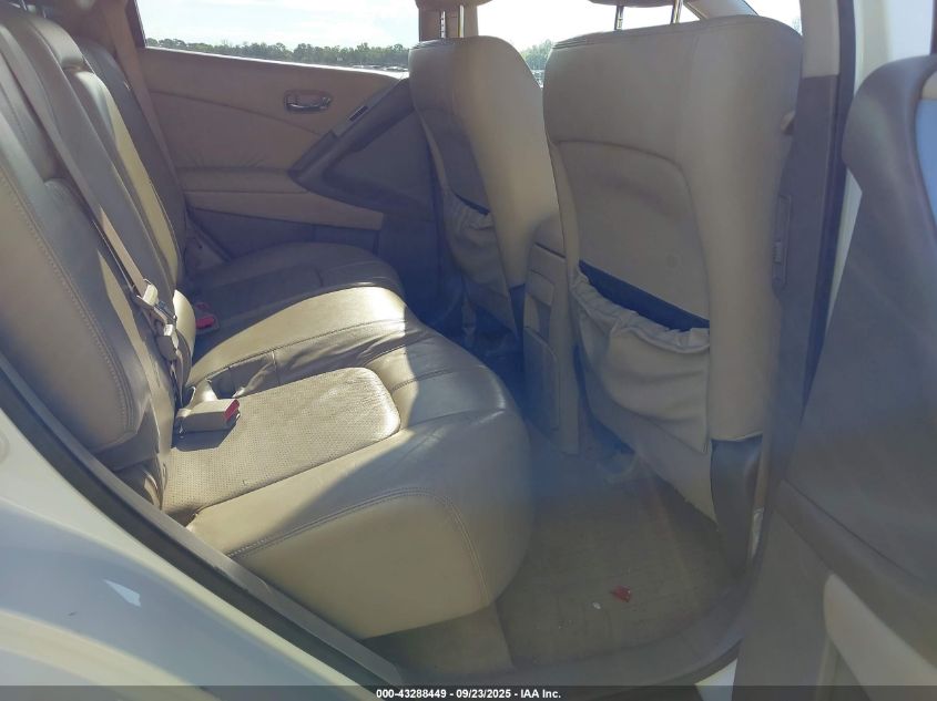 2009 Nissan Murano Sl VIN: JN8AZ18W79W213633 Lot: 43288449