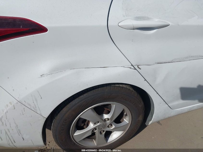 2015 Hyundai Elantra Se VIN: 5NPDH4AE6FH639975 Lot: 43288452