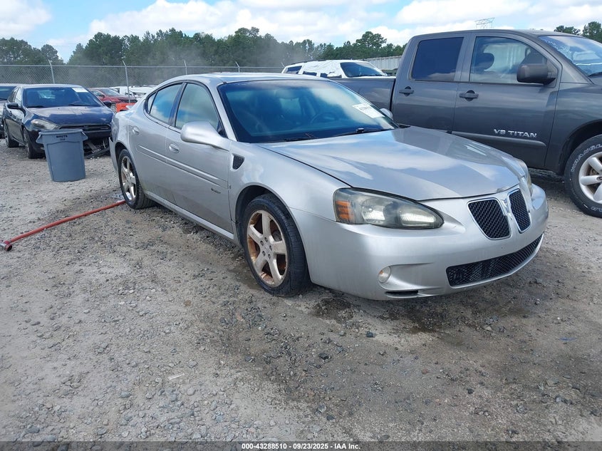 2008 Pontiac Grand Prix Gxp grey sedan gasoline 2G2WC55C081138854 photo #1