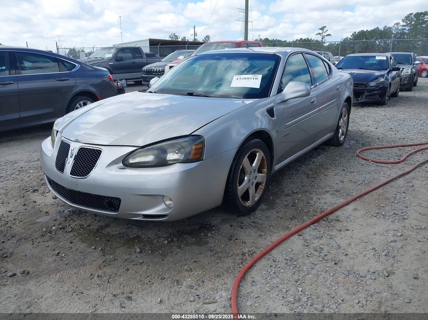 2008 Pontiac Grand Prix Gxp grey sedan gasoline 2G2WC55C081138854 photo #3