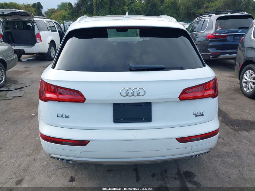 2018 Audi Q5 2.0T Premium VIN: WA1ANAFY3J2219625 Lot: 43288549