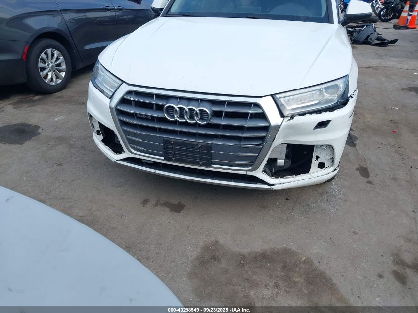 2018 Audi Q5 2.0T Premium VIN: WA1ANAFY3J2219625 Lot: 43288549