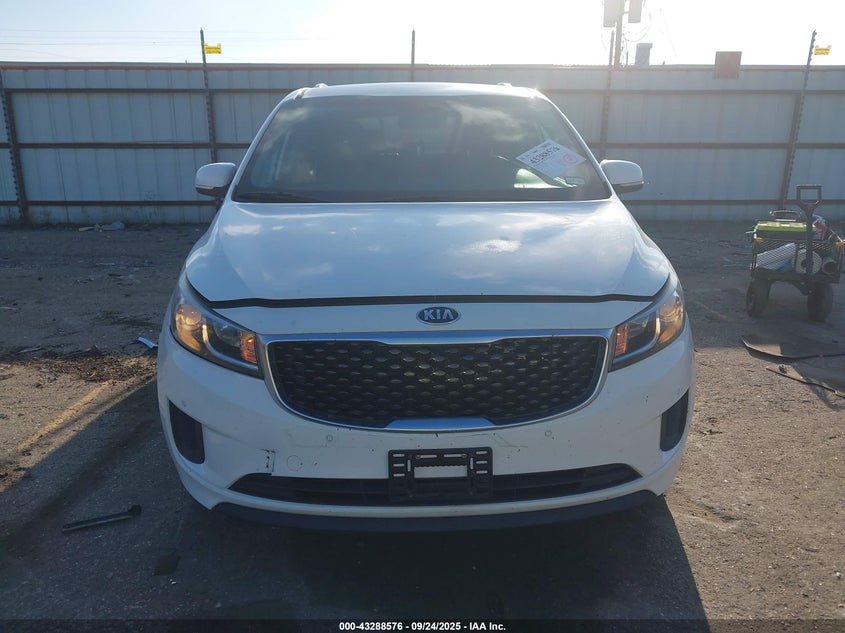 2017 Kia Sedona Lx VIN: KNDMB5C12H6250166 Lot: 43288576